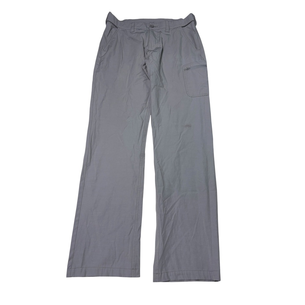 Huk Men's Next Level Pants Grey Performance Fishing Medium W30 L32 Straight Leg